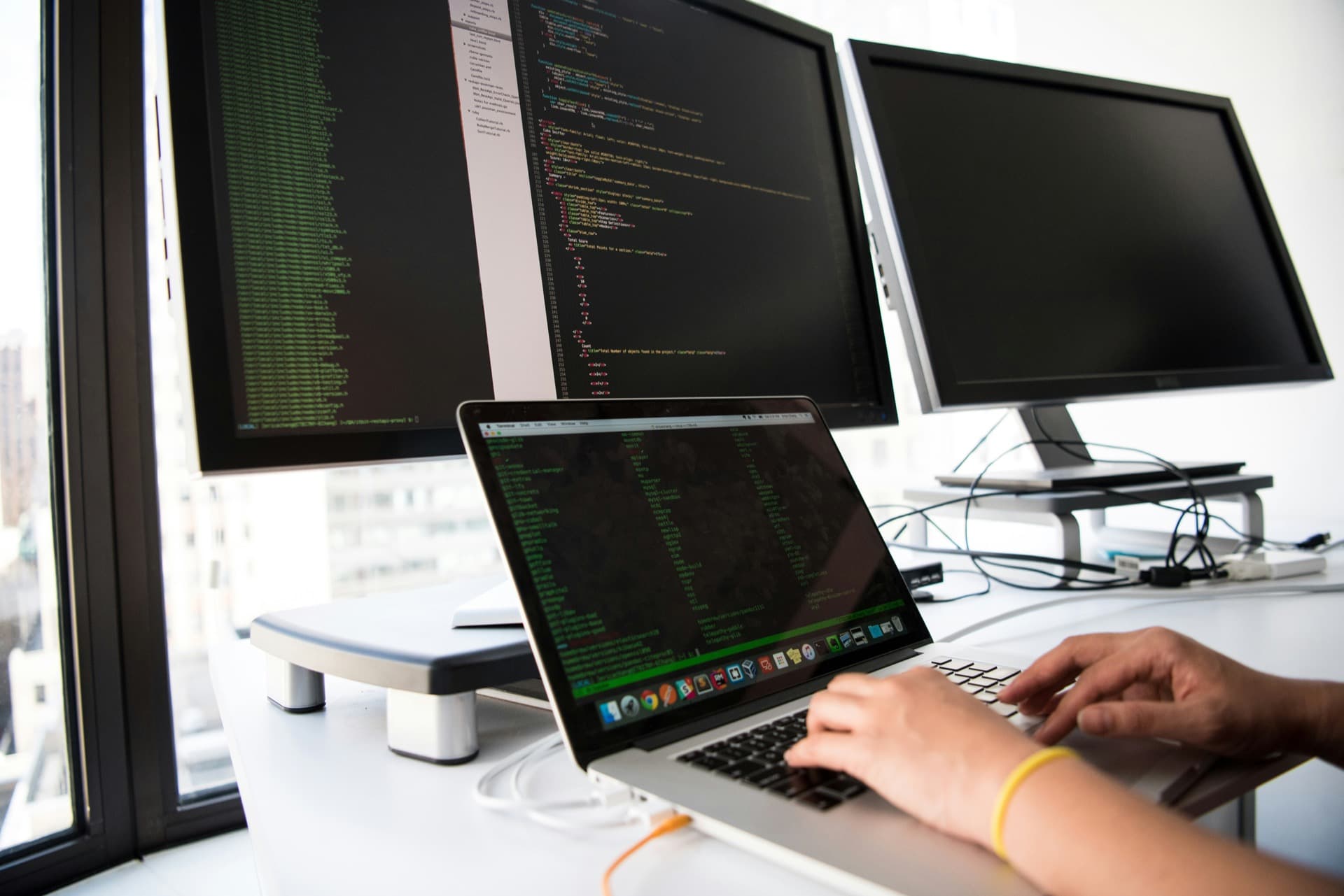 Developer workspace used for rapid MVP prototyping